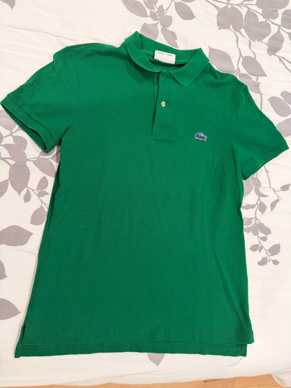Like New Lacoste for J Crew men's polo pique top. XS.
